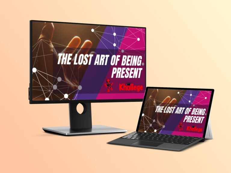 The Lost Art of Being Present