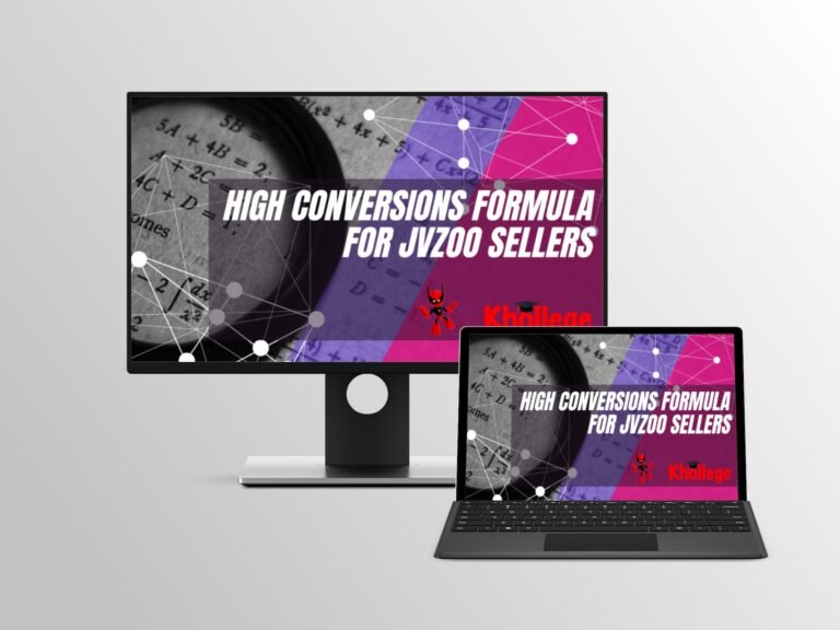 High Conversions Formula for JVZoo Sellers