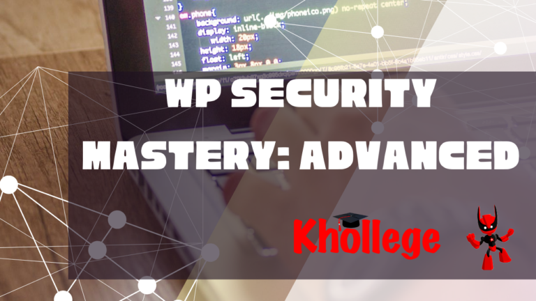 WP Security Mastery Advanced