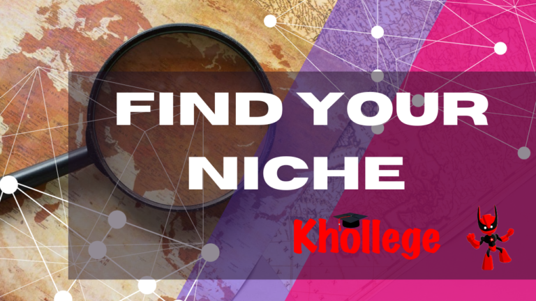 Find your niche video upgrade